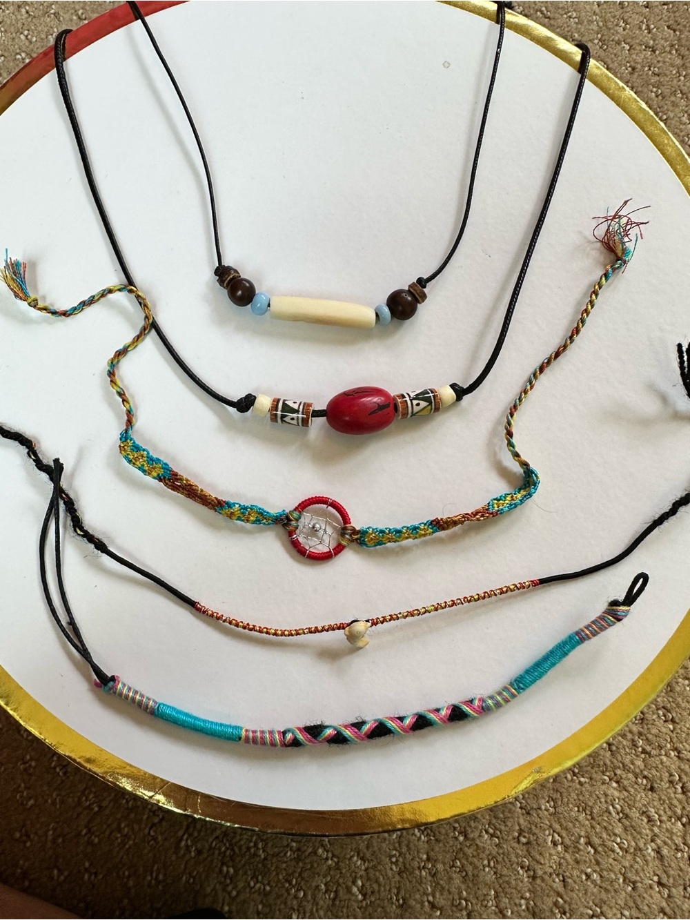 “Bundle” Handmade Boho Multicolor Layered jewelry Artisan Women Jewelry